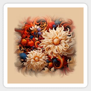 Stylized Cat Pillows - Cushion 3D Flowers Sticker